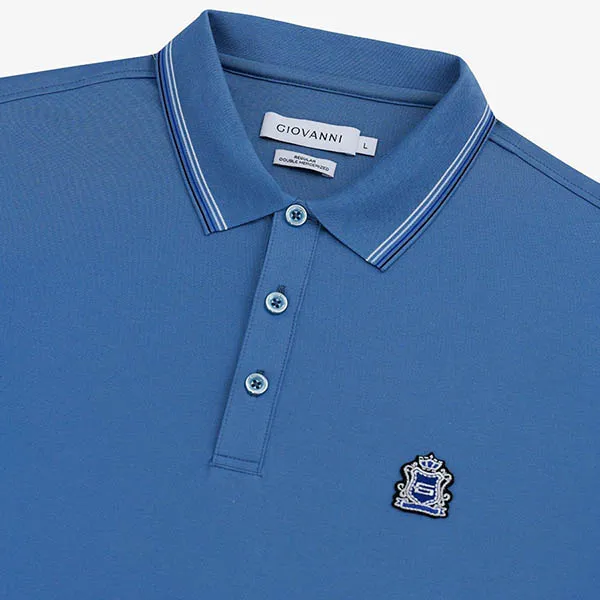 Áo Polo Nam Giovanni GPL0157-1 Màu Xanh Blue Size L - Thời trang - Vua Hàng Hiệu