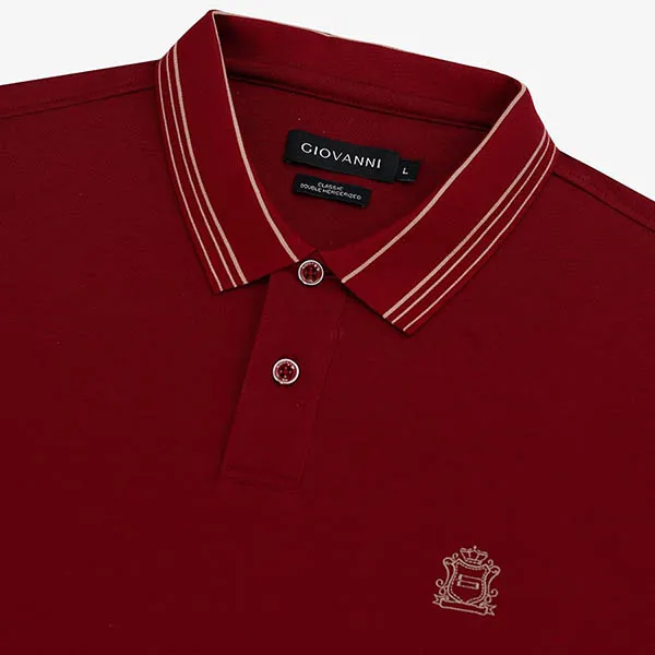 Áo Polo Nam Giovanni GPL0158-1 Màu Đỏ Size S