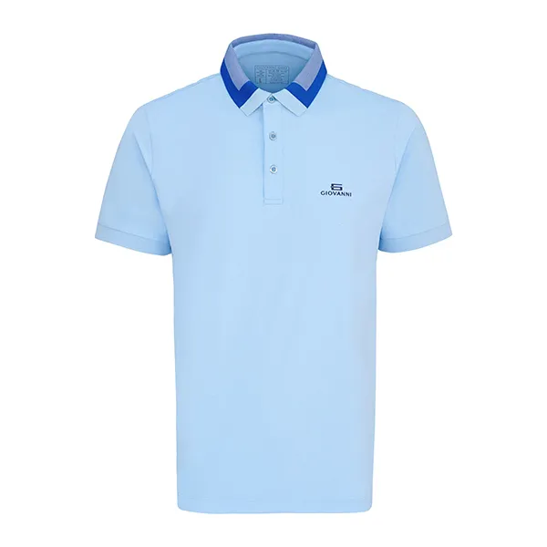 Áo Polo Nam Giovanni Regular Fit Polo Shirt GPL0147-1 Màu Xanh Da Trời Size M