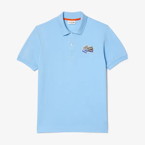 Áo Polo Nam Lacoste Classic Fit Cotton Piqué L.12.12 Badge Detail PH2052 HBP Màu Xanh Dương Size 2 - Thời trang - Vua Hàng Hiệu