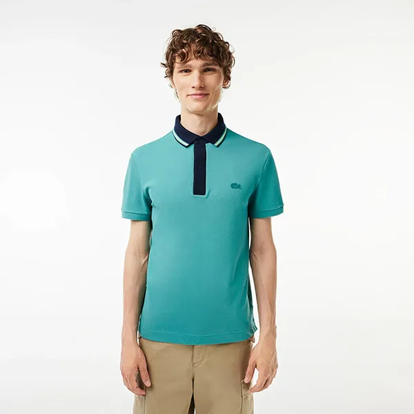 Áo Polo Nam Lacoste Men’s Smart Paris PH6238 SI0 Màu Xanh Ngọc Size 5