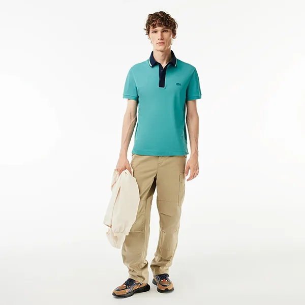 Áo Polo Nam Lacoste Men’s Smart Paris PH6238 SI0 Màu Xanh Ngọc Size 5