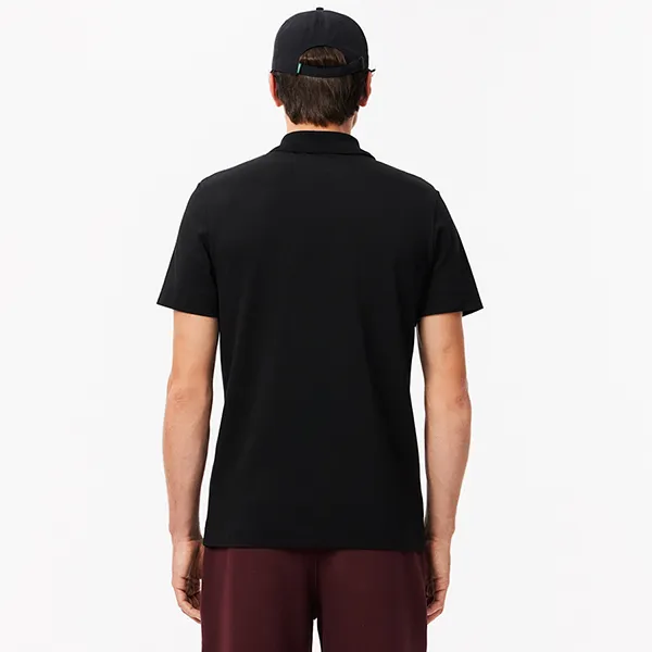 Áo Polo Nam Lacoste Regular Fit Movement Printed PH2801 51 031 Màu Đen Size 4