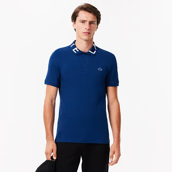 Áo Polo Nam Lacoste Slim Fit Movement Piqué PH7495 HBM Màu Xanh Biển Size 5 - Thời trang - Vua Hàng Hiệu
