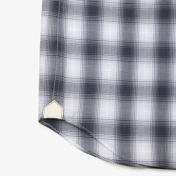 Áo Sơ Mi Cộc Tay Lacoste Men's Short Sleeve Plaid Shirt CH3749 KBR Màu Đen Kẻ Trắng Size 38