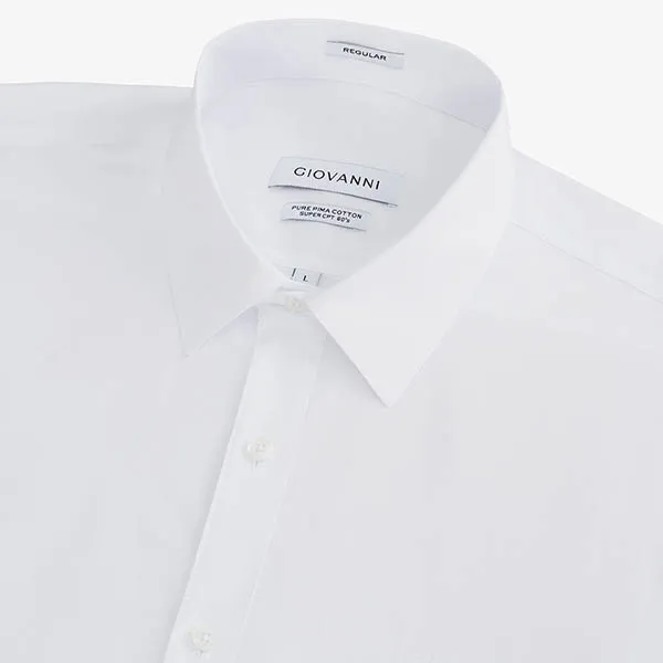 Áo Sơ Mi Cộc Tay Nam Giovanni GSS0131-1 Màu Trắng Size L