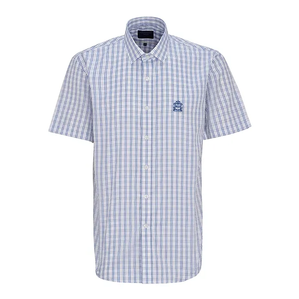 Áo Sơ Mi Cộc Tay Nam Giovanni GSS0143-1 Màu Xanh Da Trời Size L