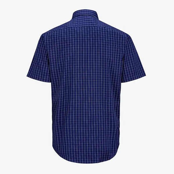 Áo Sơ Mi Cộc Tay Nam Giovanni GSS0144-1 Màu Xanh Navy Size M - Thời trang - Vua Hàng Hiệu