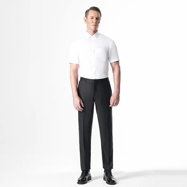Áo Sơ Mi Cộc Tay Nam Giovanni Sartoria SSS0028-1WH Màu Trắng Size M