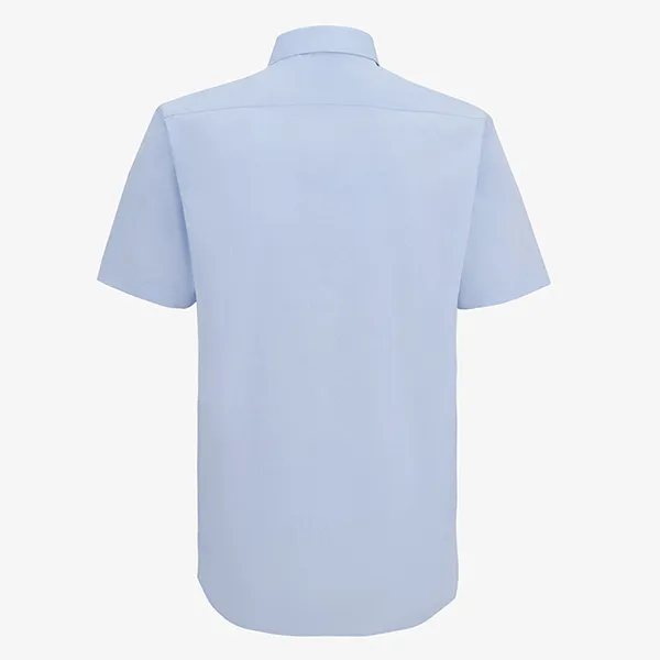 Áo Sơ Mi Cộc Tay Nam Giovanni Sartoria SSS0035-1 Màu Xanh Da Trời Nhạt Size L