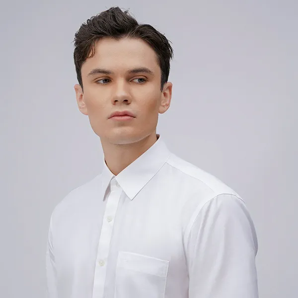 Áo Sơ Mi Cộc Tay Nam Giovanni SSS0024-1WH Màu Trắng Size M