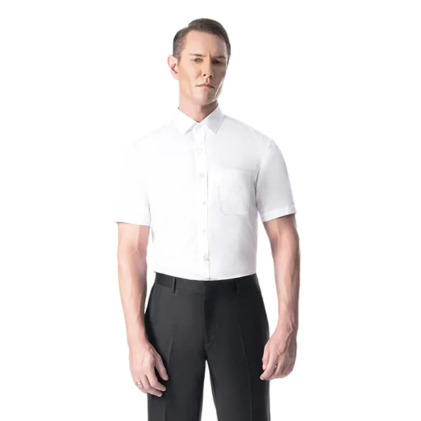 Áo Sơ Mi Cộc Tay Nam Giovanni SSS0026-1WH Màu Trắng Size XL