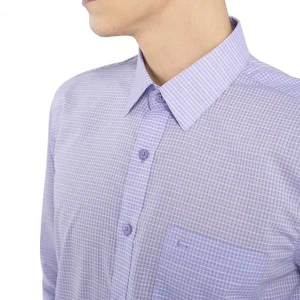 Áo Sơ Mi Dài Tay Nam Giovanni GLS0213-1NV Kẻ Caro Màu Tím Nhạt Size L - Thời trang - Vua Hàng Hiệu
