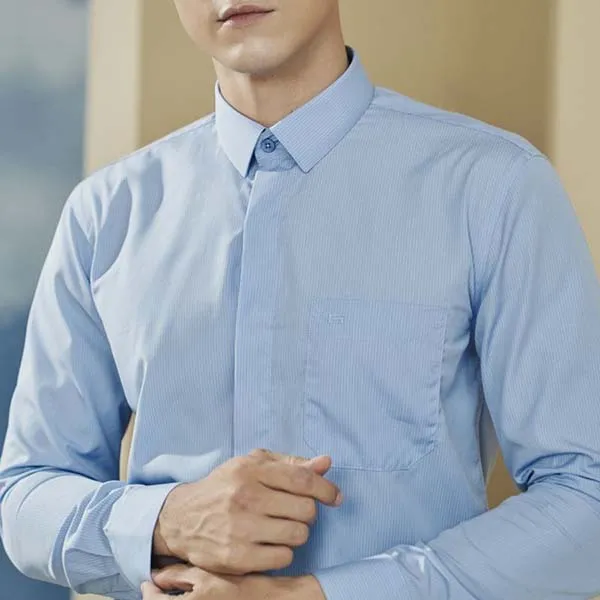 Áo Sơ Mi Dài Tay Nam Giovanni GLS0253-1OB Màu Xanh Da Trời Size XL