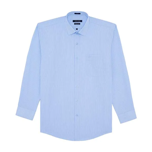 Áo Sơ Mi Dài Tay Nam Giovanni GLS0254-1LB Kẻ Caro Màu Xanh Da Trời Nhạt Size S - Thời trang - Vua Hàng Hiệu
