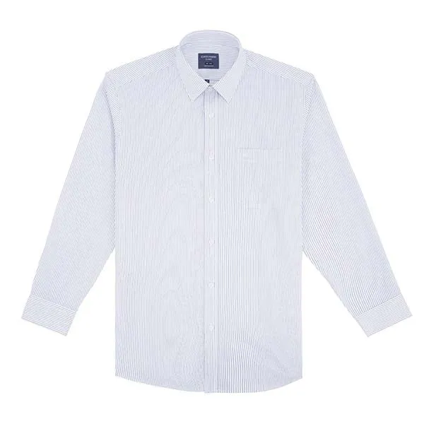Áo Sơ Mi Dài Tay Nam Giovanni GLS0256-1NN Kẻ Sọc Màu Xanh/Trắng Size L