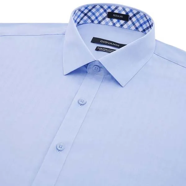 Áo Sơ Mi Dài Tay Nam Giovanni GLS0270-1LB Màu Xanh Da Trời Nhạt Size L