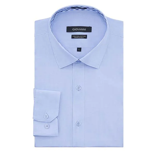 Áo Sơ Mi Dài Tay Nam Giovanni GLS0270-1LB Màu Xanh Da Trời Nhạt Size L