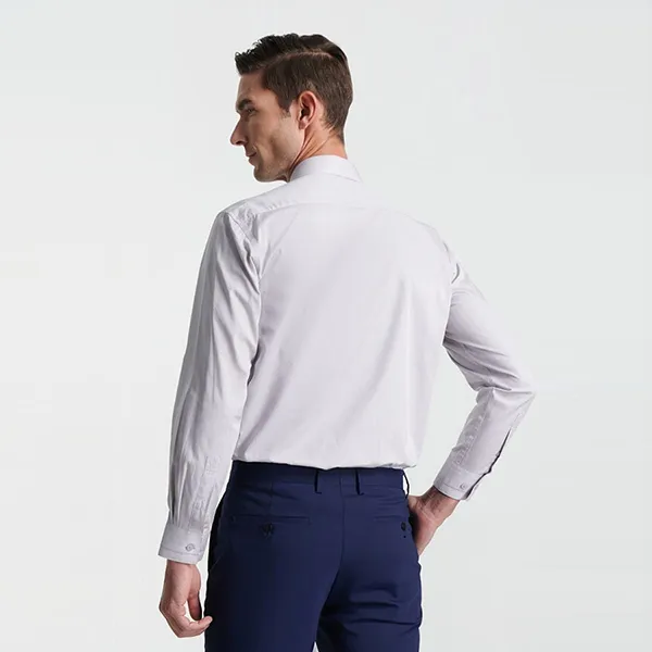 Áo Sơ Mi Dài Tay Nam Giovanni GLS0271-1LR Màu Ghi Nhạt Size L