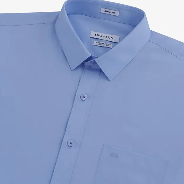 Áo Sơ Mi Dài Tay Nam Giovanni GLS0313-1LB Màu Xanh Da Trời Size XL - Thời trang - Vua Hàng Hiệu