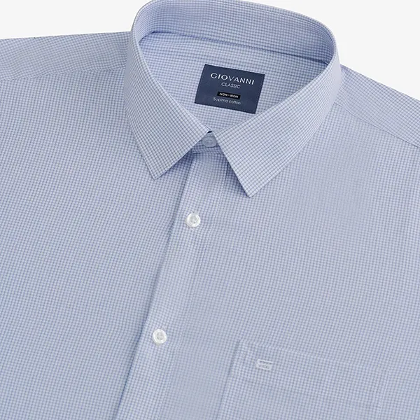Áo Sơ Mi Dài Tay Nam Giovanni GLS0317-1 Màu Xanh Da Trời Nhạt Size S