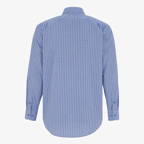 Áo Sơ Mi Dài Tay Nam Giovanni GLS0323-1OB Kẻ Caro Màu Xanh Da Trời Size XL - Thời trang - Vua Hàng Hiệu