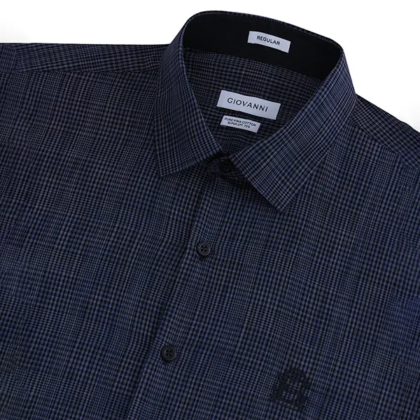 Áo Sơ Mi Dài Tay Nam Giovanni GLS0327-1DN Màu Xanh Navy Size XL - Thời trang - Vua Hàng Hiệu