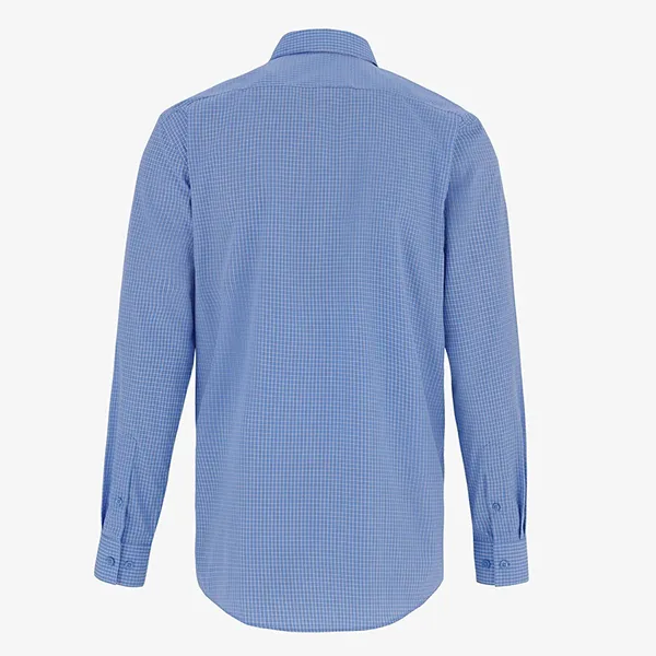 Áo Sơ Mi Dài Tay Nam Giovanni GLS0328-1OB Kẻ Caro Màu Xanh Da Trời Size M - Thời trang - Vua Hàng Hiệu