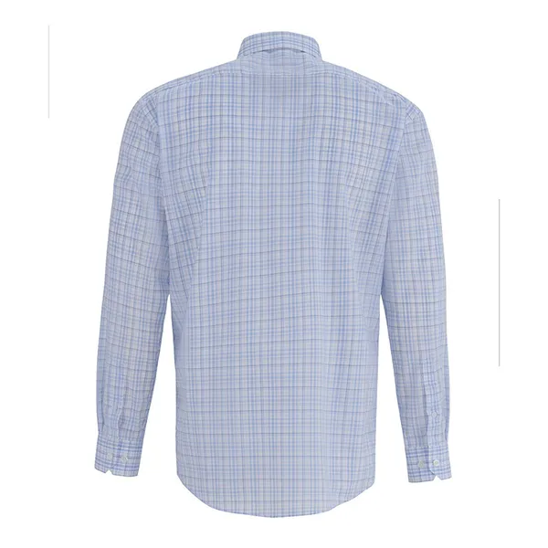 Áo Sơ Mi Dài Tay Nam Giovanni GLS0330-1LB Kẻ Caro Màu Xanh Nhạt Size S - Thời trang - Vua Hàng Hiệu