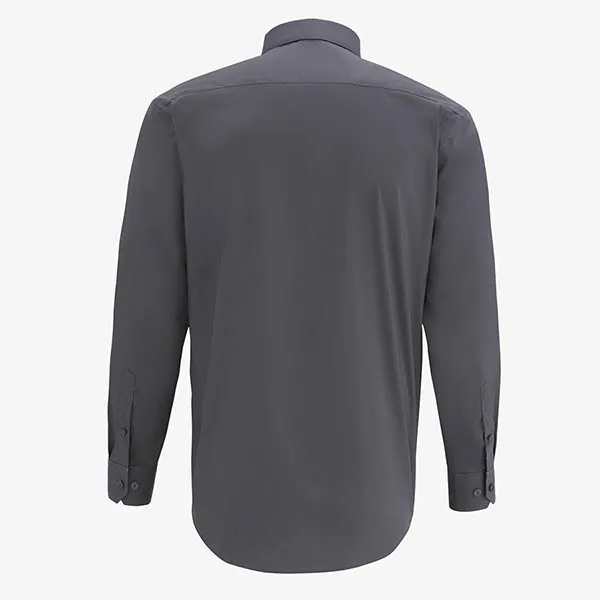 Áo Sơ Mi Dài Tay Nam Giovanni GLS0374-1DR Màu Ghi Xám Size M - Thời trang - Vua Hàng Hiệu