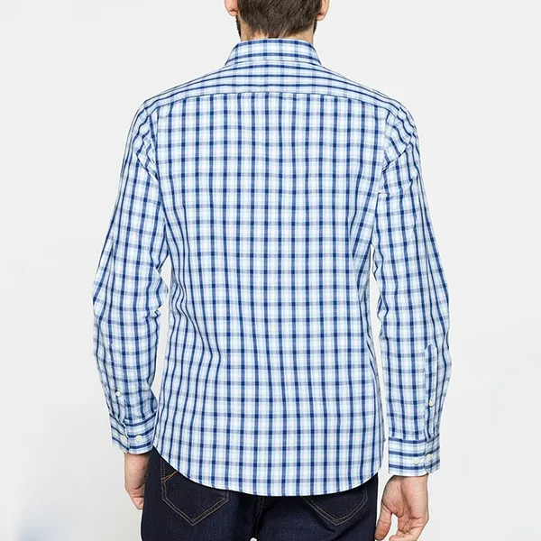 Áo Sơ Mi Nam Carrera Jeans 213A1230A Màu Xanh Kẻ Size M