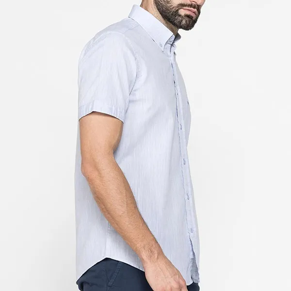 Áo Sơ Mi Nam Carrera Jeans 213C1240A_602 Màu Xanh Nhạt Size L