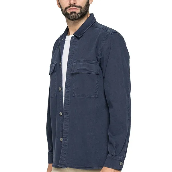 Áo Sơ Mi Nam Carrera Jeans 411B8302S Màu Xanh Navy Size L