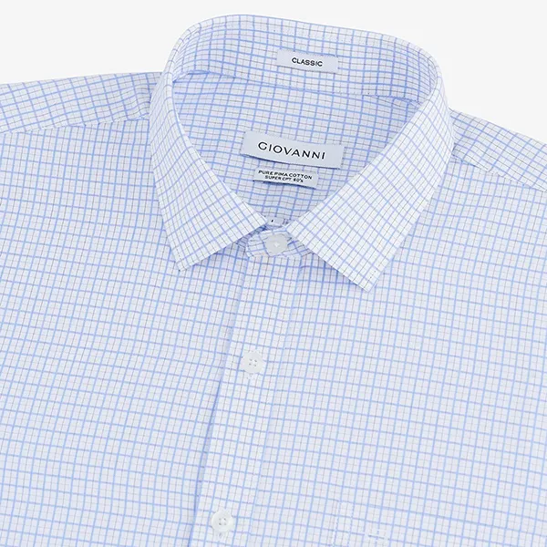 Áo Sơ Mi Nam Giovanni GLS0266-1OB Màu Xanh Da Trời Nhạt Size XL