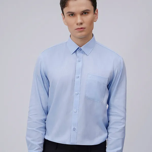 Áo Sơ Mi Nam Giovanni GLS0272-1LB Màu Xanh Da Trời Nhạt Size XL