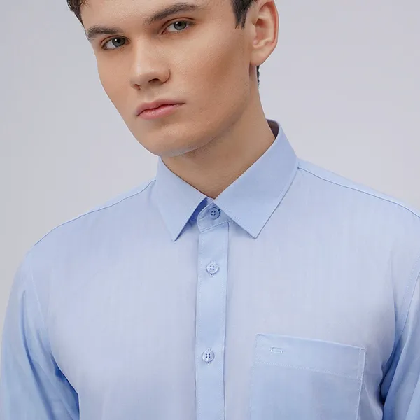 Áo Sơ Mi Nam Giovanni GLS0272-1LB Màu Xanh Da Trời Nhạt Size XL