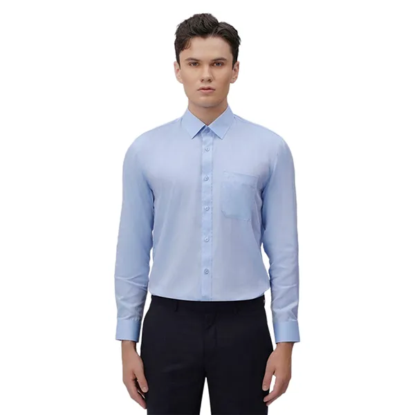 Áo Sơ Mi Nam Giovanni GLS0272-1LB Màu Xanh Da Trời Nhạt Size XL