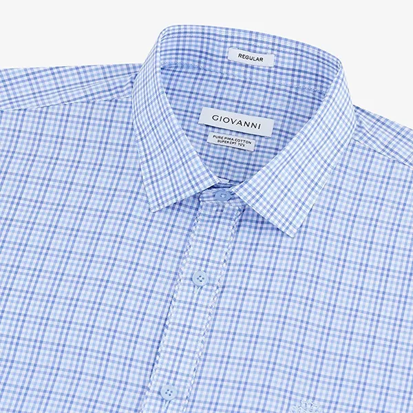 Áo Sơ Mi Nam Giovanni GLS0287-1OB Màu Xanh Da Trời Size L - Thời trang - Vua Hàng Hiệu