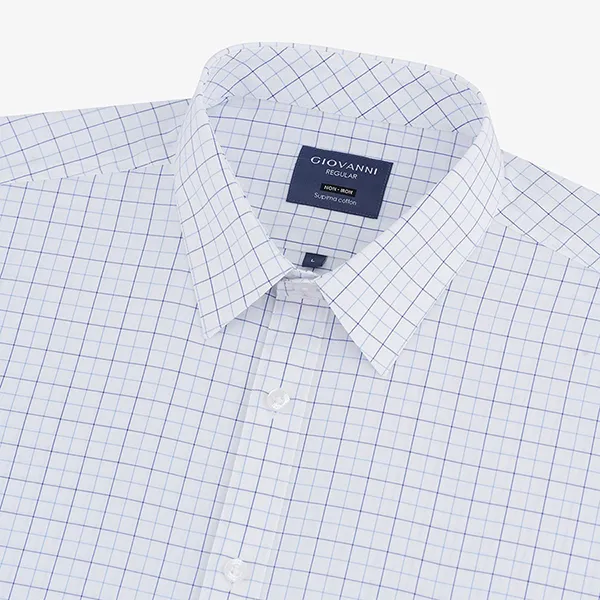 Áo Sơ Mi Nam Giovanni GLS0300-1NN Màu Xanh Navy Size L