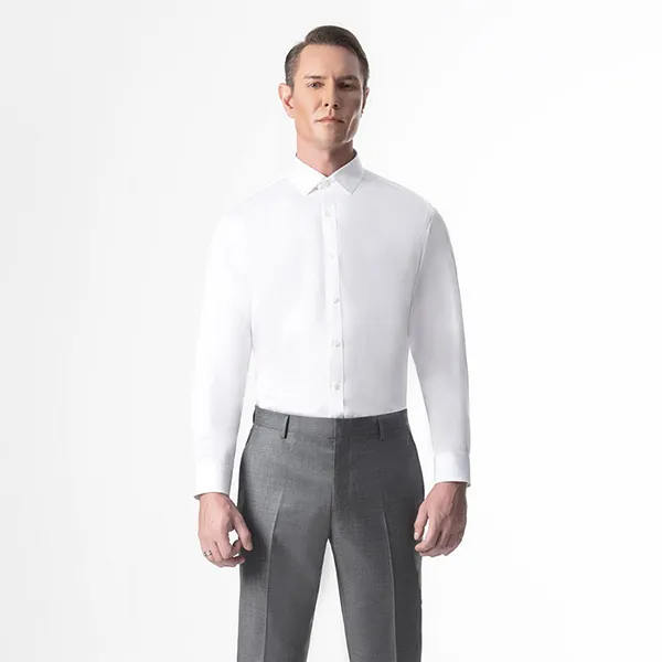 Áo Sơ Mi Nam Giovanni SLS0026-1WH Màu Trắng Size L