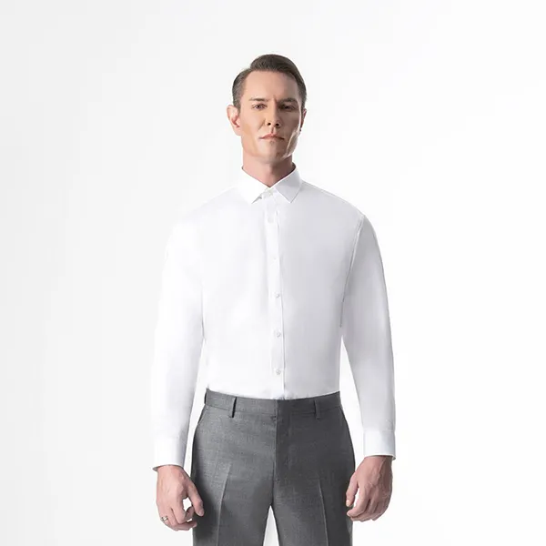 Áo Sơ Mi Nam Giovanni SLS0046-1WH Màu Trắng Size L