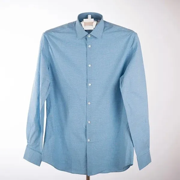 Áo Sơ Mi Nam Saks Fifth Avenue Slim Fit Caro Chìm Shirt 100972 28FW027403 Màu Xanh Dương Size 42 - Thời trang - Vua Hàng Hiệu