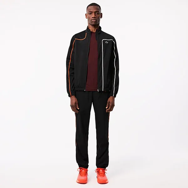 Áo Thun Nam Lacoste Ultra Dry Piqué Tennis TH7545 51 BZD TShirt Màu Đỏ Đô Size 3