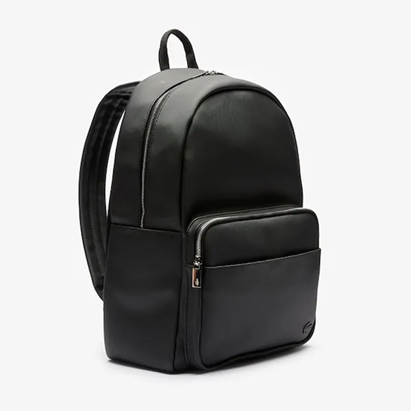 Balo Nam Lacoste Men's Classic Petit Piqué Backpack NH2583HC Màu Đen - Túi xách - Vua Hàng Hiệu