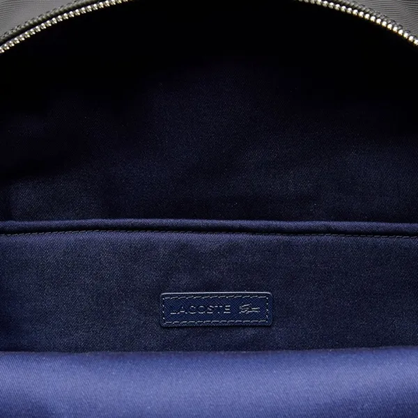 Balo Nam Lacoste Men's Classic Petit Piqué Backpack NH2583HC Màu Đen - Túi xách - Vua Hàng Hiệu
