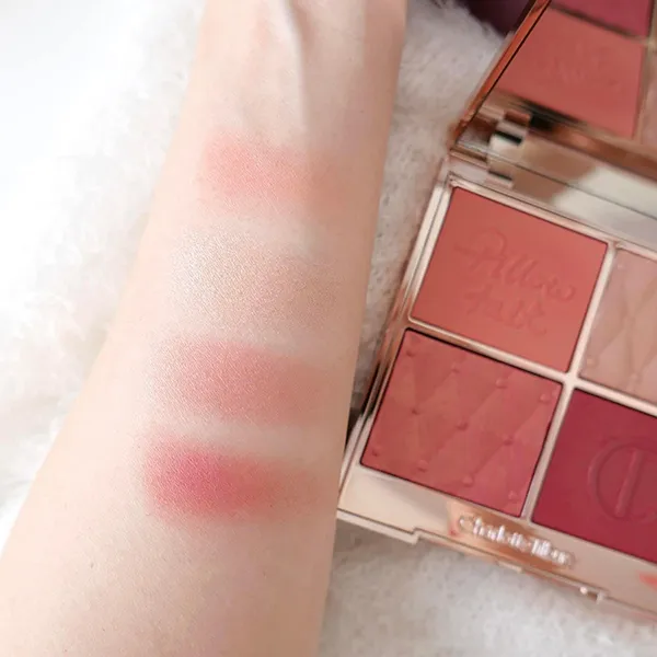 Bảng Phấn Má Hồng Charlotte Tilbury Pillow Talk Beautifying Face Palette Medium To Deep