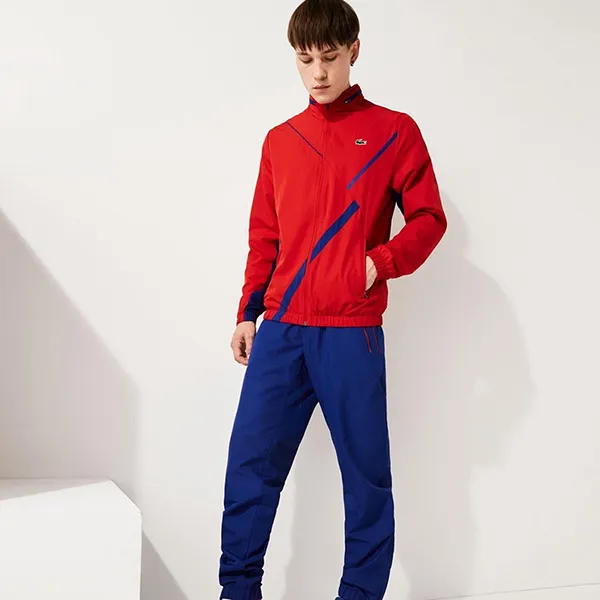 Bộ Quần Áo Gió Nam Lacoste Rouge Cosmique WH2045 DBR Màu Đỏ - Xanh Blue Size 2 - Thời trang - Vua Hàng Hiệu