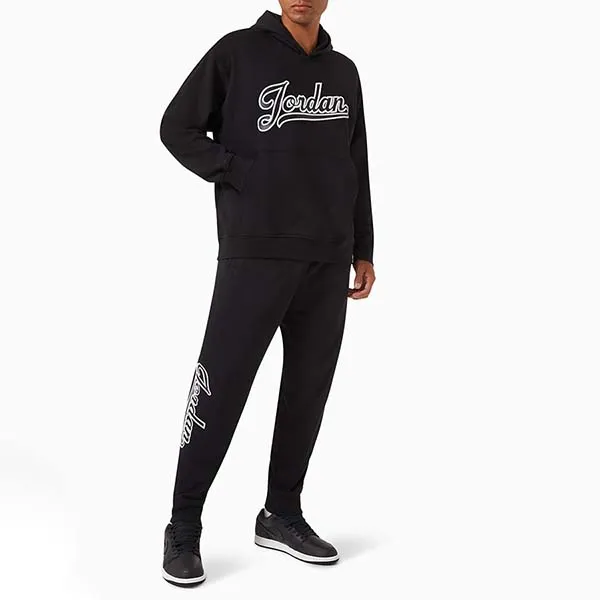 Bộ Quần Áo Nỉ Nam Nike Men's Jordan Flight MVP Fleece FN4669-010 / FN4613-010 Màu Đen Size S