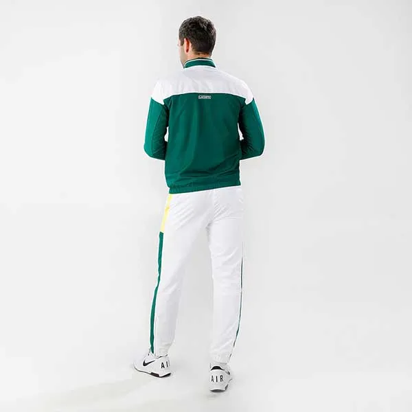 Bộ Thể Thao Nam Lacoste Men's Sweatsuit Màu Xanh Green/Trắng Size 3