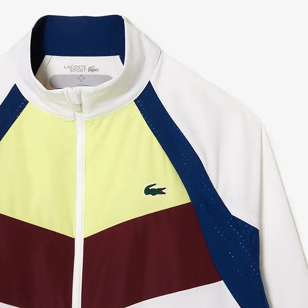 Bộ Thể Thao Nam Lacoste Tennis x Daniil Medvedev WH1789 Q8I Màu Trắng Size 4